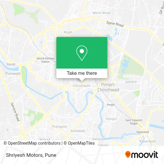 Shriyesh Motors map