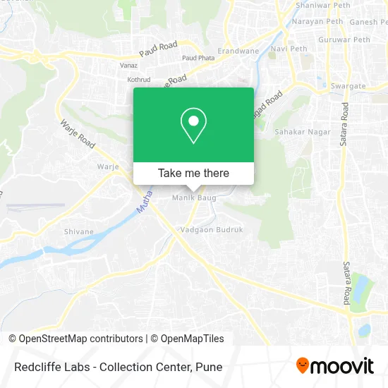Redcliffe Labs - Collection Center map