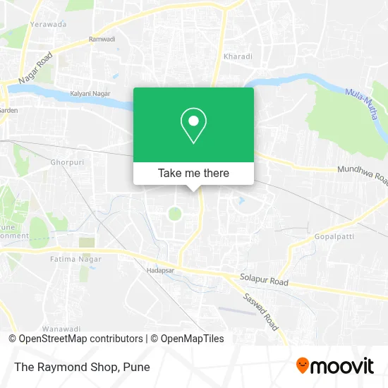 The Raymond Shop map