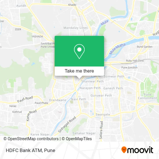 HDFC Bank Atm map