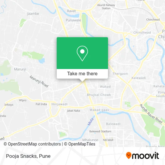 Pooja Snacks map