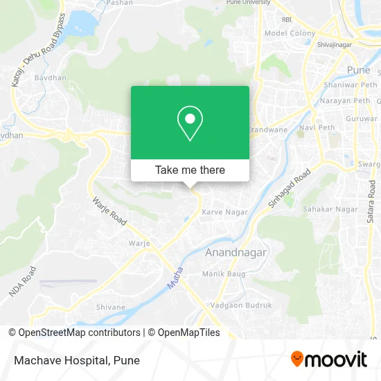 Machave Hospital map