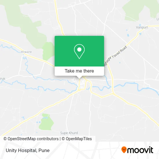 Unity Hospital map