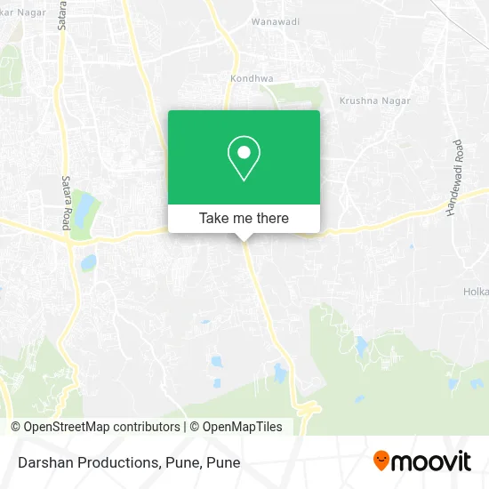 Darshan Productions, Pune map