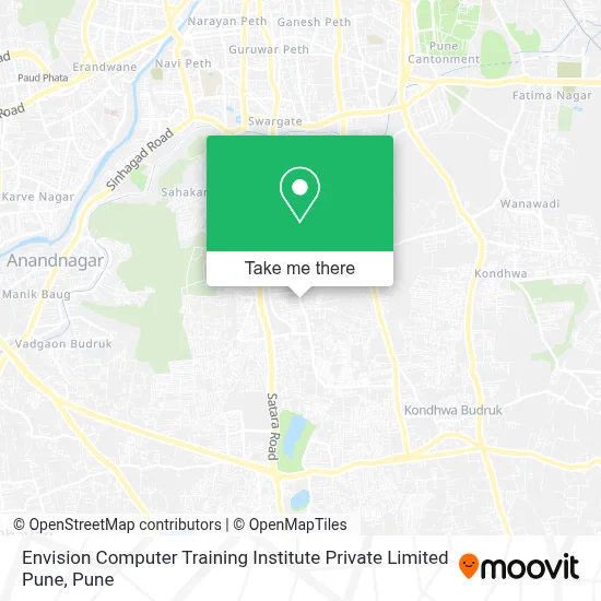 Envision Computer Training Institute Private Limited Pune map