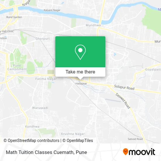 Math Tuition Classes Cuemath map