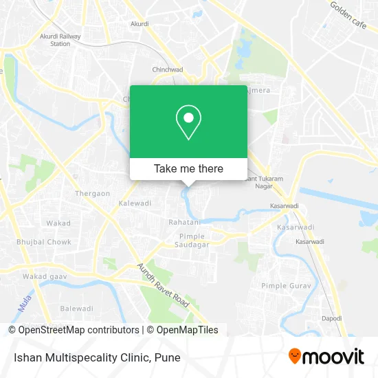 Ishan Multispecality  Clinic map