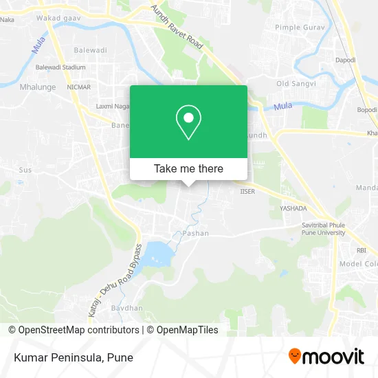Kumar Peninsula map