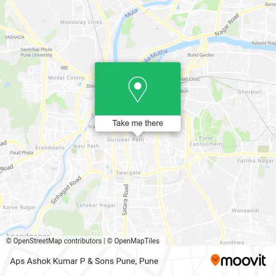Aps Ashok Kumar P & Sons Pune map