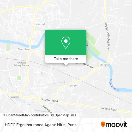 HDFC Ergo Insurance Agent: Nitin map
