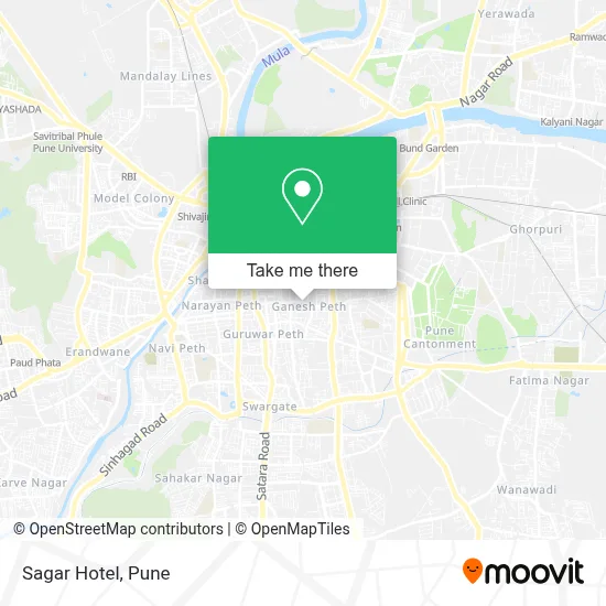 Sagar Hotel map
