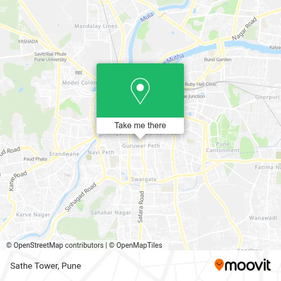 Sathe Tower map