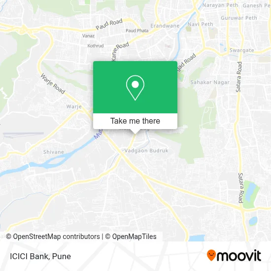 ICICI Bank map