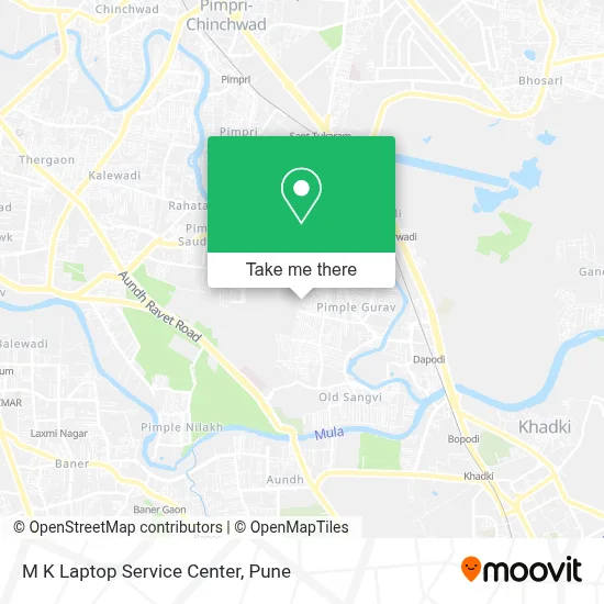 M K Laptop Service Center map