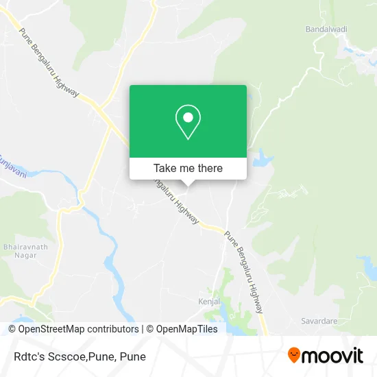 Rdtc's Scscoe,Pune map