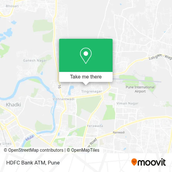 HDFC Bank Atm map
