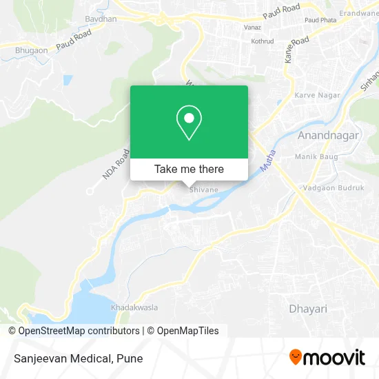 Sanjeevan Medical map