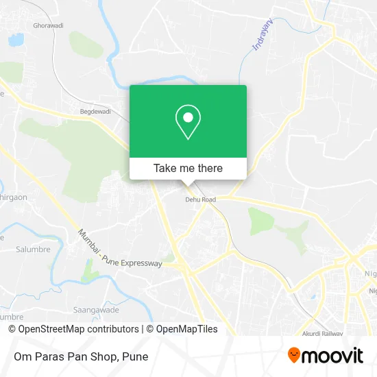 Om Paras Pan Shop map