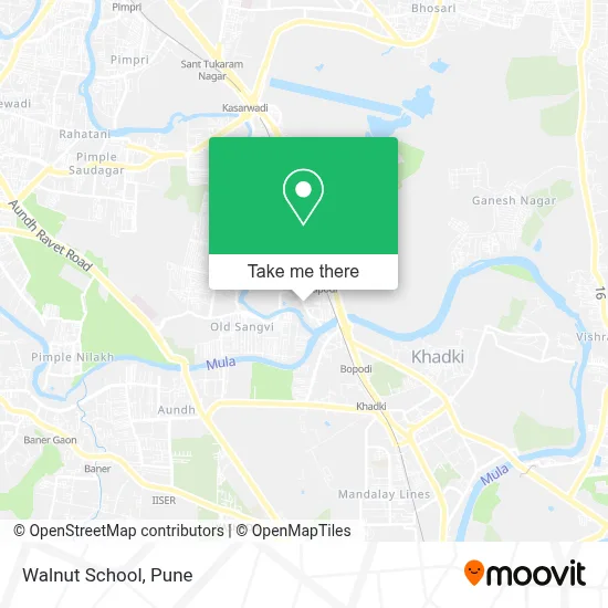Walnut School map