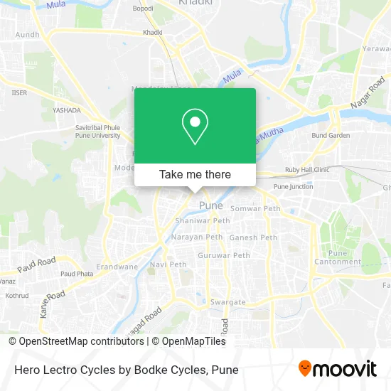 Hero Lectro Cycles by Bodke Cycles map
