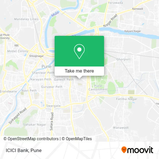 ICICI Bank map