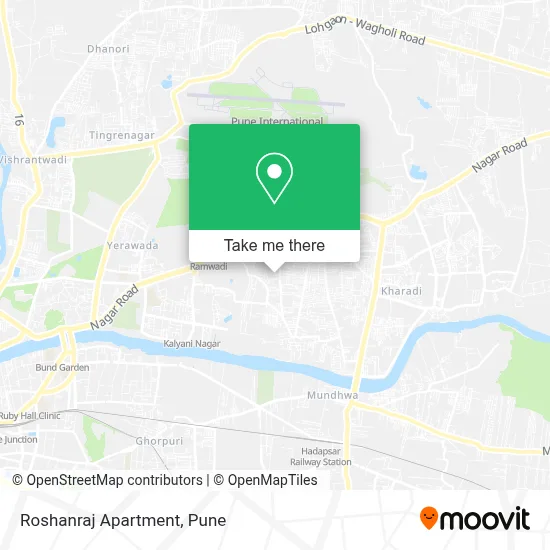 Roshanraj Apartment map