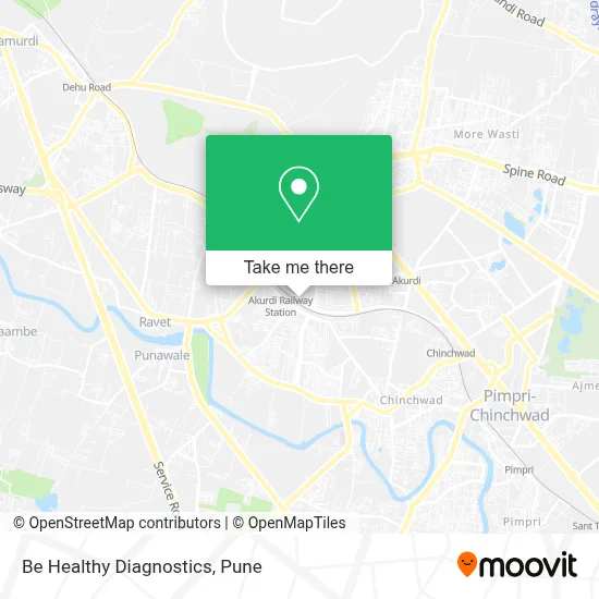 Be Healthy Diagnostics map