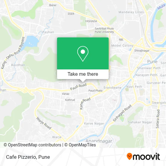 Cafe Pizzerio map