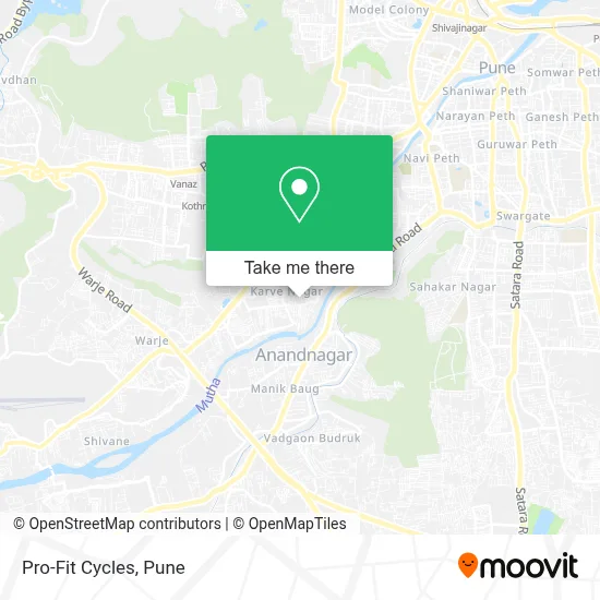 Pro-Fit Cycles map