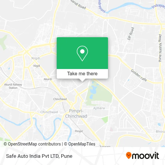 Safe Auto India Pvt LTD map