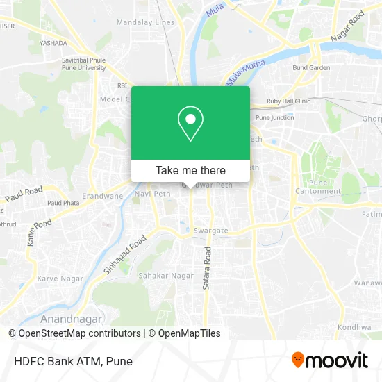 HDFC Bank Atm map