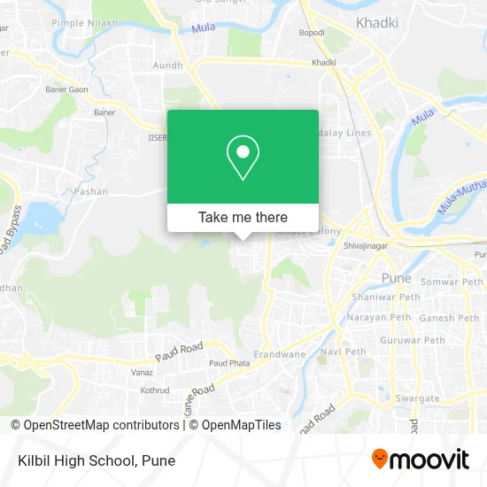 Kilbil High School map