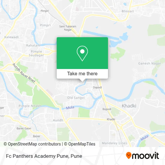 Fc Panthers Academy Pune map