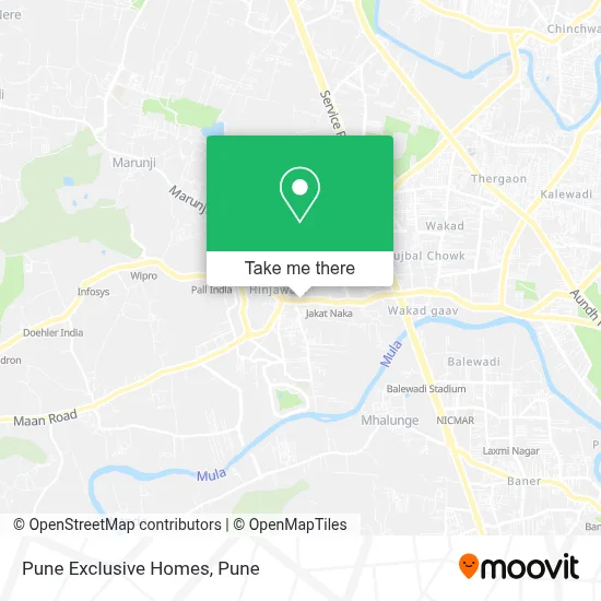 Pune Exclusive Homes map