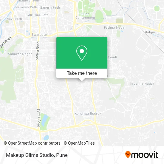 Makeup Glims Studio map