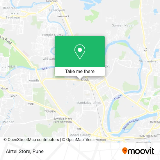 Airtel Store map