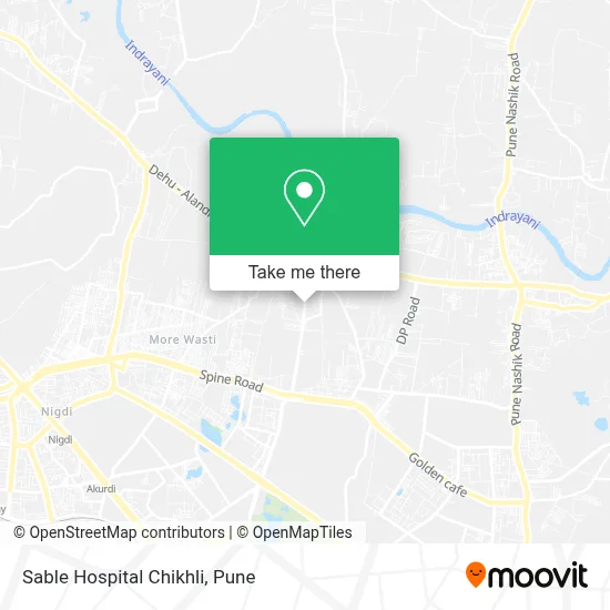 Sable Hospital Chikhli map
