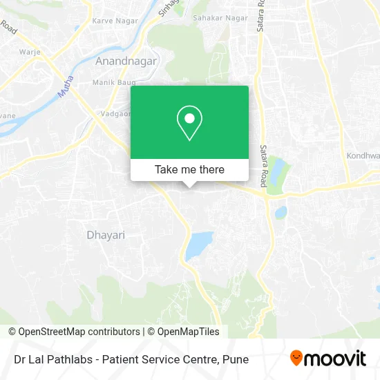 Dr Lal Pathlabs - Patient Service Centre map