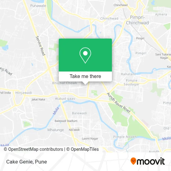 Cake Genie map