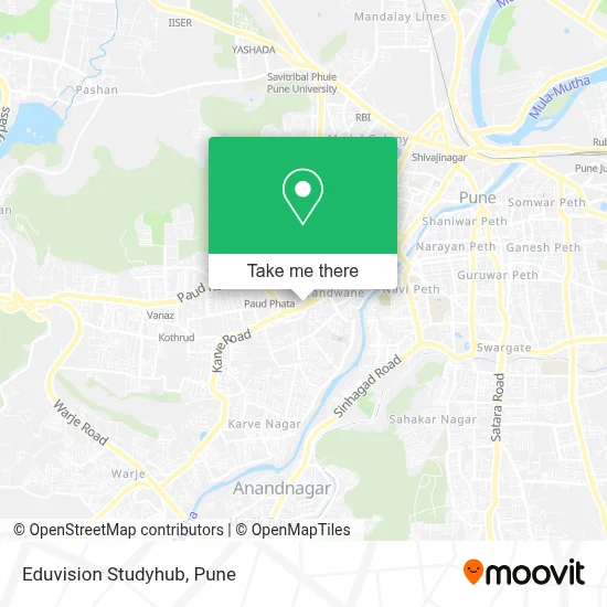 Eduvision Studyhub map