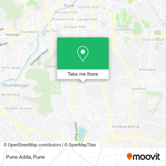Pune Adda map