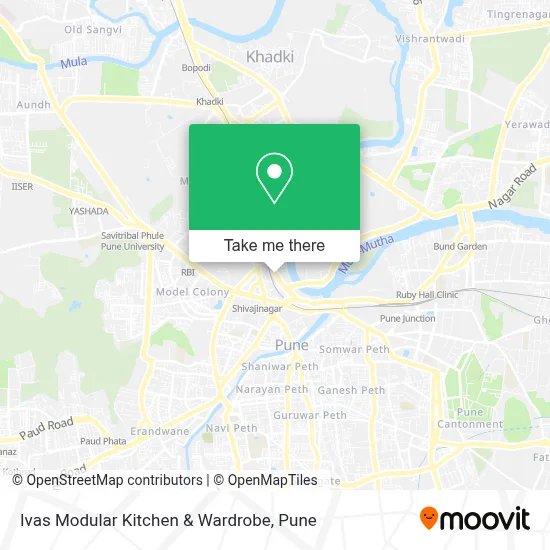 Ivas Modular Kitchen & Wardrobe map
