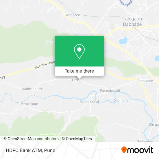 HDFC Bank Atm map