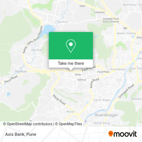 Axis Bank map