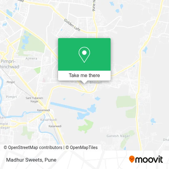 Madhur Sweets map