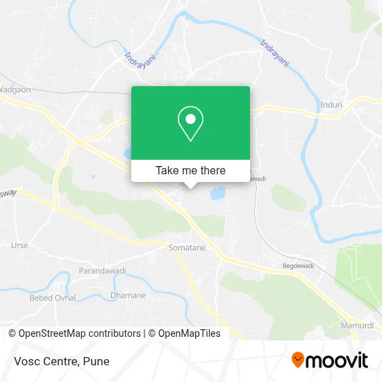 Vosc Centre map