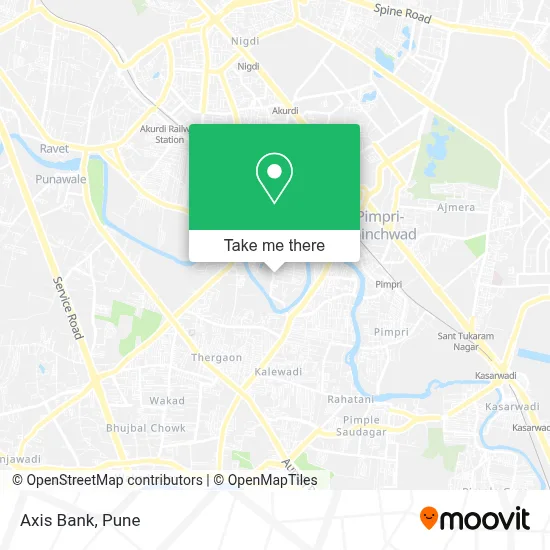 Axis Bank map