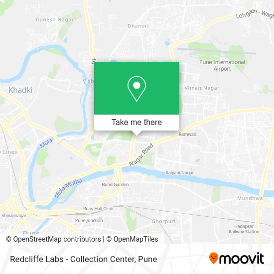 Redcliffe Labs - Collection Center map