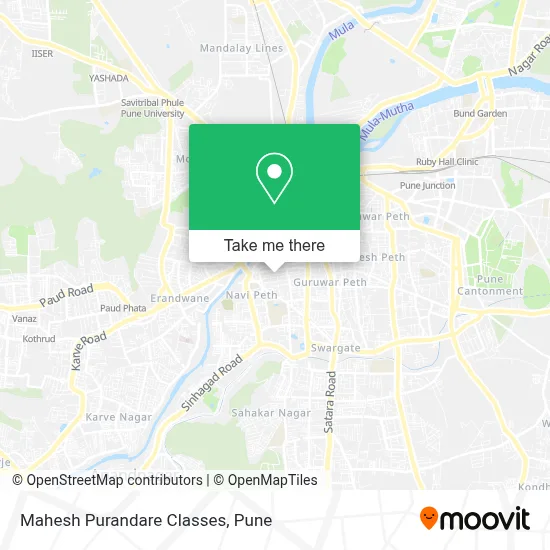 Mahesh Purandare Classes map