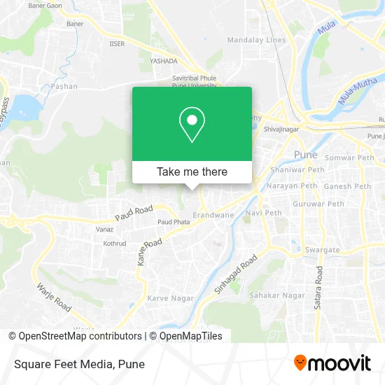 Square Feet Media map